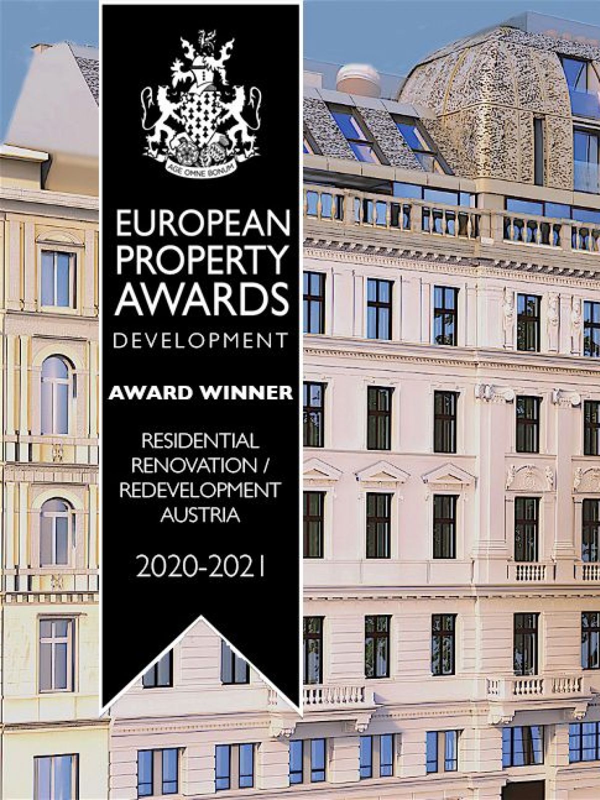 Palais Kolin is recognized as The Best Residential Redevelopment Project in Austria